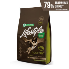 Nature's Protection Lifestyle Grain Free Poultry Adult All Breeds сухой беззерновой корм с птицей для взрослых собак всех пород