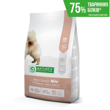 Nature's Protection Mini Junior Small Breeds сухой корм для щенков малых пород с мясом птицы
