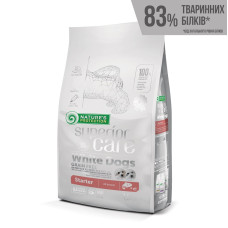 Nature's Protection Superior Care White Dogs Grain Free Starter All Breeds сухой беззерновой корм для щенков (стартер) с белым окрасом шерсти, все породы