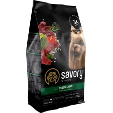 Сухой корм Savory для собак малых пород  со свежим мясом ягненка